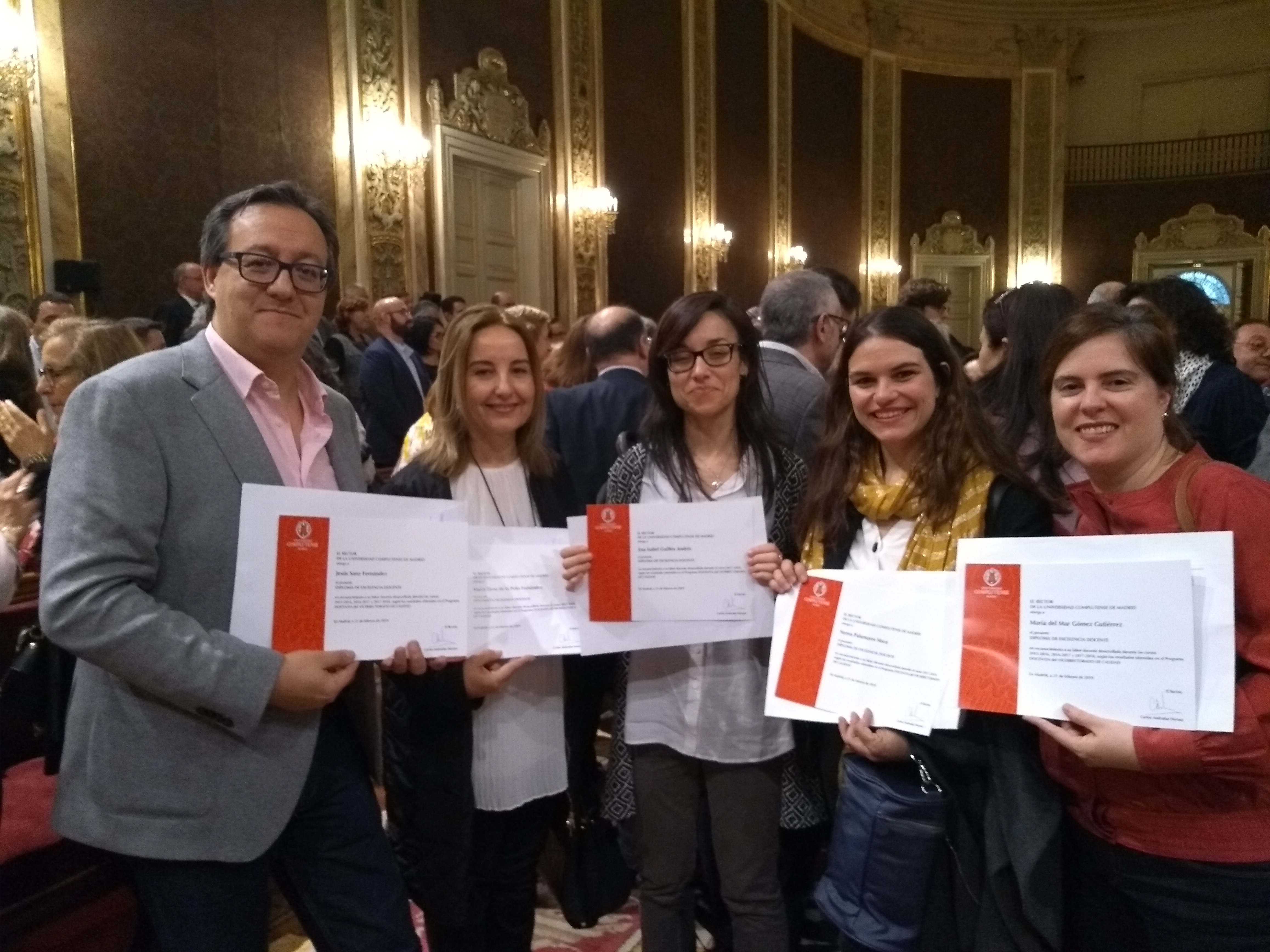 El Prof. Jesús Sanz galardonado por la Universidad Complutense con un Diploma de Excelencia Docente (cursos 2015-2016, 2016-2017 y 2017-2018)